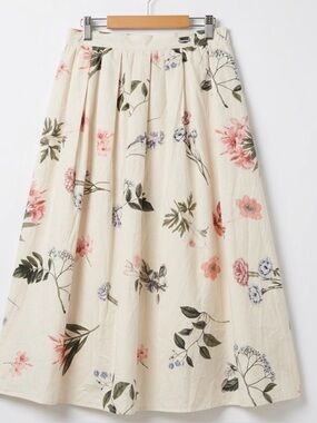 Mexx Cream Skirt with Pink & Blue Floral Print
